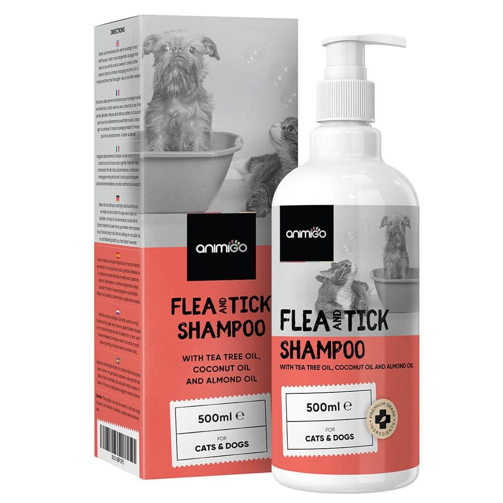 Animigo flåt- og loppeshampoo til hund
