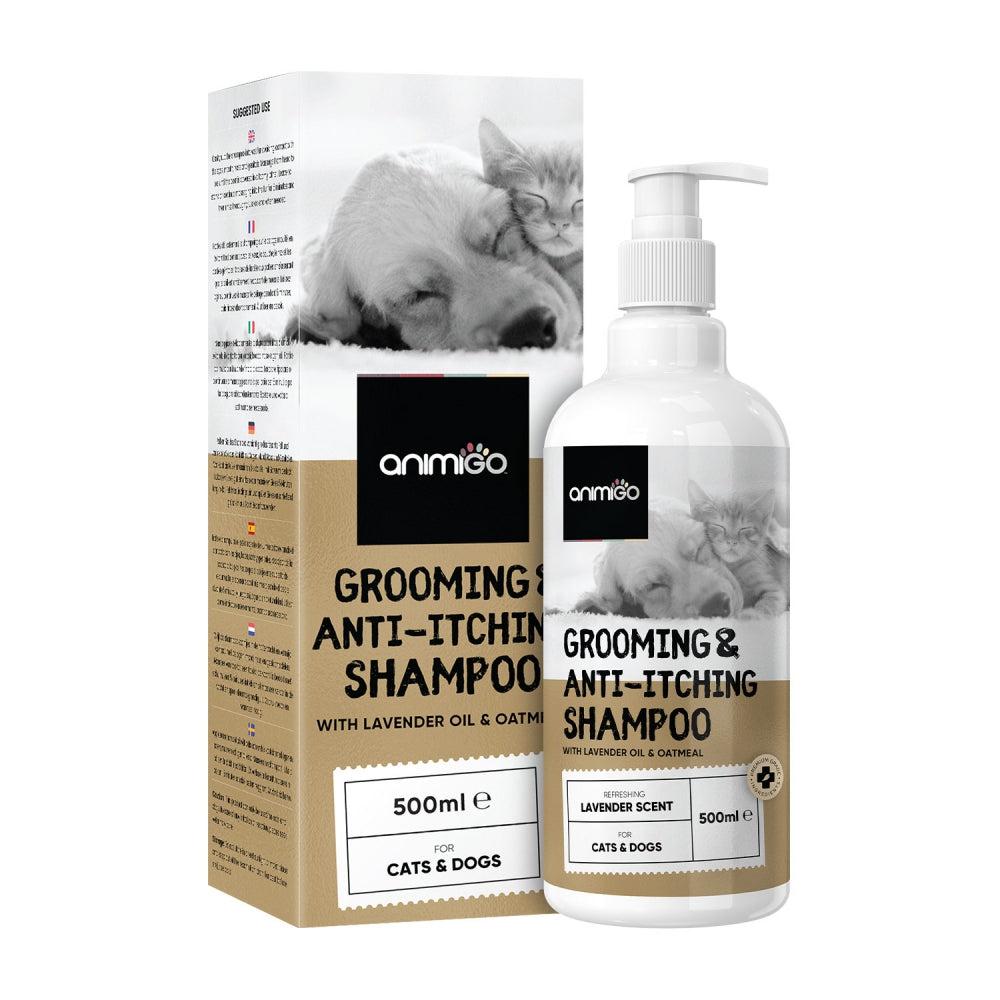 Animigo pleje- og kløestillende shampoo til hund og kat