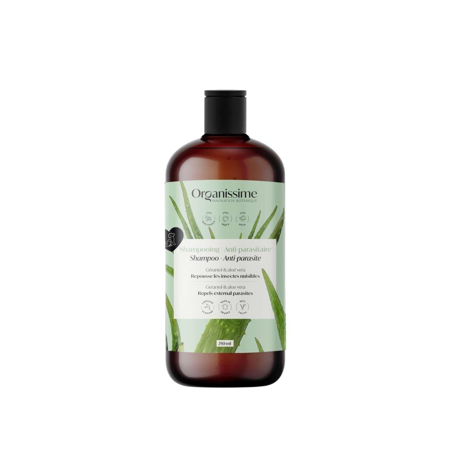 Anti Parasite shampoo til hund mod lopper og flåter