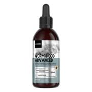 Flaske med Animigo Wormwood Advanced urtetilskud til hund og kat