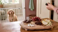 Chokolade, druer, løg og tyggegummi står uden for hundens rækkevidde