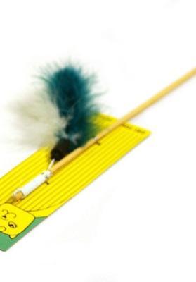 Drillepind med dobbeltfjer til kat fra ActivePet