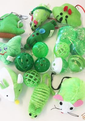 Party Pets kattelegetøjssæt med flere typer legetøj fra ActivePet