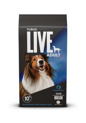 Pose med ProBiotic LIVE Adult hundefoder med kylling og ris