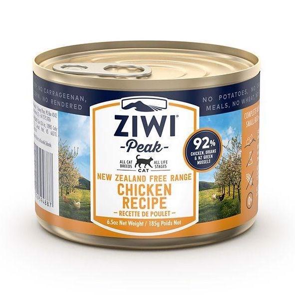 Dåse med ZiwiPeak Cat dåsemad Chicken, råt premium vådfoder til kat