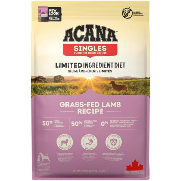 Pose med Acana Grass-Fed Lamb kornfrit hundefoder på 11,4 kilo