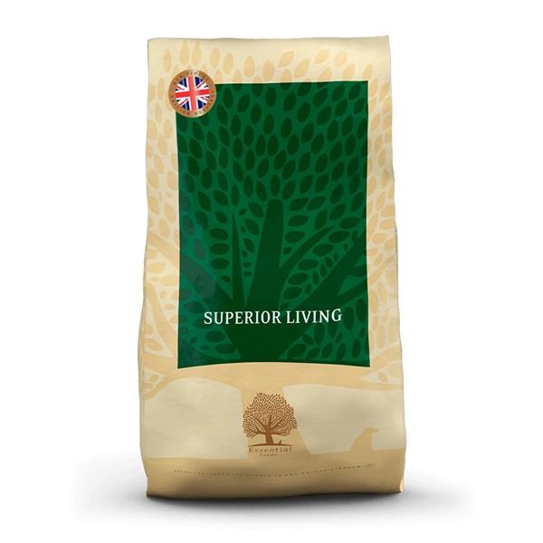 Pose med Essential Heritage Superior Living hundefoder med kylling og and