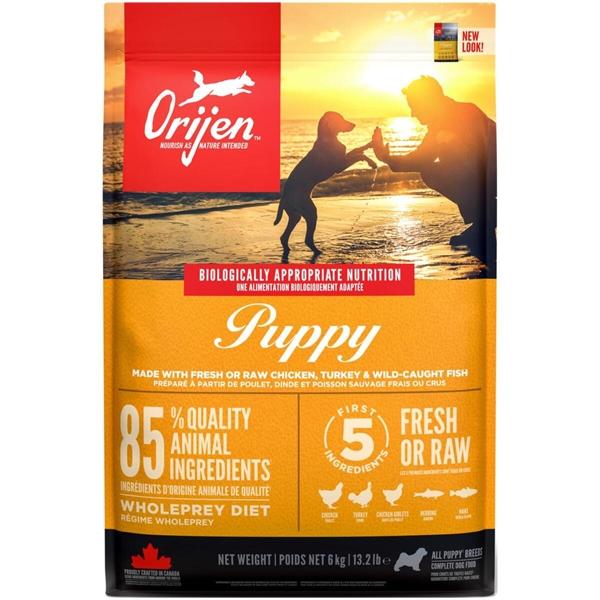 Pose med Orijen Puppy hvalpefoder på 6 kilo