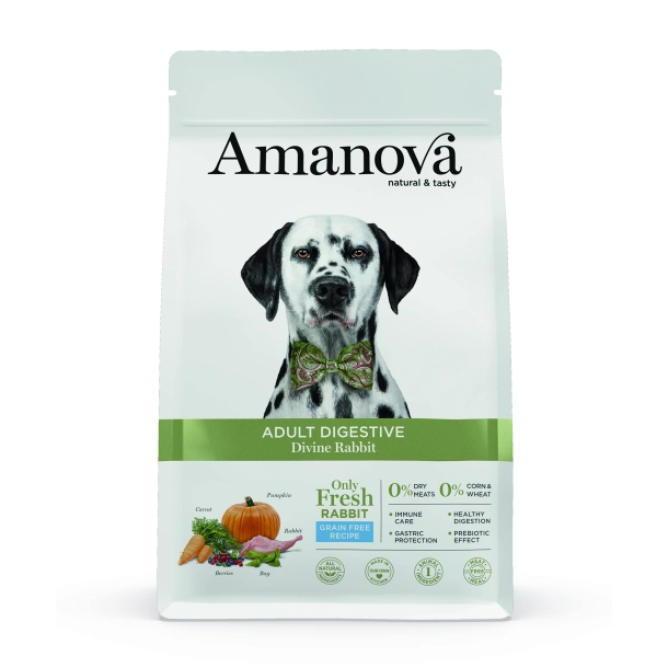 Pose med Amanova Kanin kornfrit hundefoder på 10 kilo