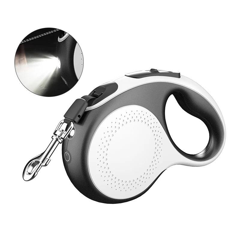 Automatisk hundesnor med indbygget lys fra ByDoodleDog