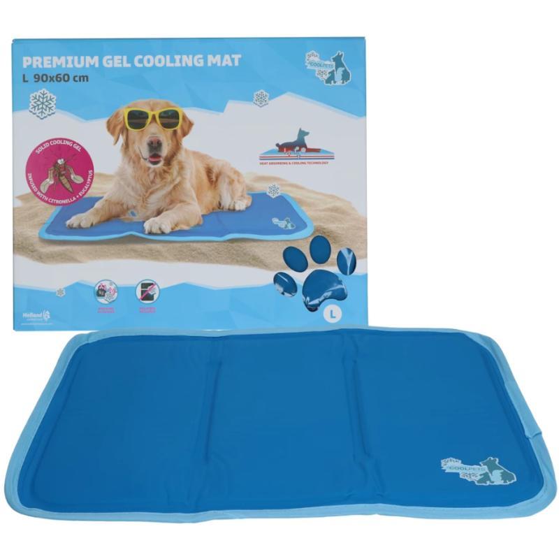 CoolPets Premium kølemåtte med solid gelkerne til hunde