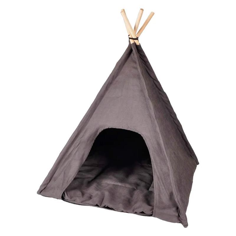 Kegleformet tipi-hule til kat i 60 x 60 x 75 centimeter fra ActivePet