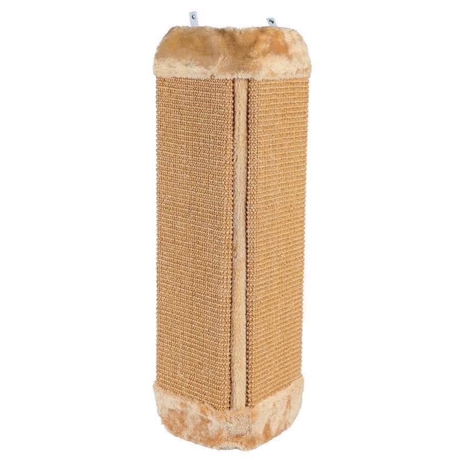 Brunt hjørnekradsetræ i plys og sisal på 60 centimeter fra MyPets